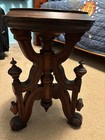 Victorian Era Plant Stand With Marble Top