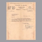 Letter Vintage 1934 Fenner   Beane To Author s Son E t  Tomlinson Collection