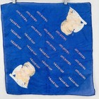 Van Halen Bandana Blue Angel Cherub Print Rock Music Tour Merch 1984 Album