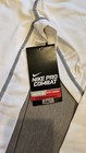   nwt  Nike Pro Combat Hyperwarm Compression White Long Sleeve Shirt Mens Size M