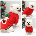 Christmas Dog Clothes Fleece Dog  Deer Jacket Pet Coat Sweater Puppy Cat Jumper