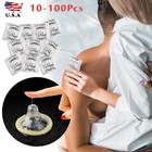 100pc Latex Condoms Bulk Pack Ultra Thin Extended Pleasure Extra Time Sex Delay