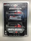  2  Pack Genuine Milwaukee M18 Xc6 0 Ah Batteries 48-11-1862 - Free S h