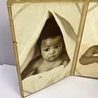 Portland Oregon Vintage African American Baby Photo Folder Of Three Images Read