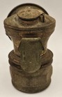 Vtg Universal Lamp Co Auto-lite Brass Carbide Miner s Lamp Springfield Il Usa