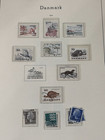 Cjc155  Denmark Superb Postally Used Collection In Green Lighthouse Album   Slip