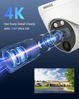 4k 8mp Outdoor Wired Security 4 Camera System Video Surveillance For Home