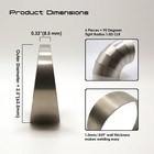 Titanflowracing Titanium 2 5  Pie Cuts Tight Radius 6 Pack  90   Total   1d Clr