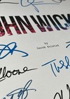 John Wick Script Signed- Autograph Reprints- Keanu Reeves