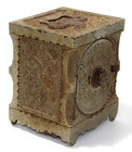 Antique Patent 1897 J   E Stevens No 40 Burglar Proof Cast House Safe No Key