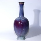 Japanese Glaze Flower Vase Matsuyama Gaei Porcelain Vase Signed W   Box Pv255