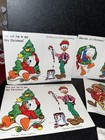 15 Vintage Walt Disney Donald Duck Small Perforated Christmas Cards Unused 1986