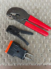 Coaxial Cable Crimper Striper  Cutter Tools Rg59 Rg58 Rg6