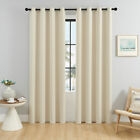2 Panels Grommet High Blackout Thermal Livingroom Bedroom Window Curtain Drapes