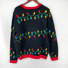 Holiday Time Reindeer Ugly Christmas Sweater Mens L Party Fun All Over Print New