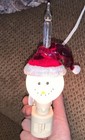 Vintage Snowman Lamp Night Light Christmas Decor Plug In Night Light Bubbles