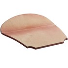 Lancaster Table   Seating Mahogany Finish Cafe Chair Wood Seat - 4ct