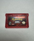 Gba Pokemon Ruby Game Boy Advance  2003 Cartridge Game Tested Usa