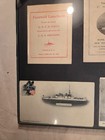 Antique Framed Usnavy Post Cards   Notices On Warship Events