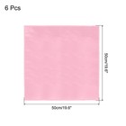 6pcs Cloth Napkins Pink Satin Table Napkins Polyester Table Napkin 20x20 Inch