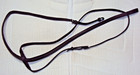 Collegiate Standing Martingale - Raised quality Brown Leather - Full Size -great