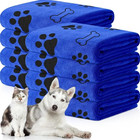 1pc Quick-drying Microfiber Dog Towel   super Absorbent Pet Bath   Grooming Cloth