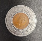 Encased 1976 Windsor Canadian Penny Imported Smoothest Whiskey Advertising Nice