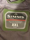Simms Gore-tex Fishing Wading Jacket Xxl Green Black Waterproof Hooded