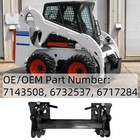Quick Attach Plate For Bobcat Bobtach Skid Steer Fits S150 S160 Loader Adapter