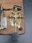 Antique E f  Johnson Telegraph Key   Jh Bunnell Relay 