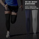 Skylety 3 Pairs Compression Leg Sleeves Full Length Sleeves For Mens Basketba   