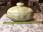 Atlantic Mold Potato Cookie Jar Covered Serving Dish 1968 Vintage Ceramic Mint