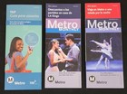 Lacmta - Los Angeles Metro Bus - Train Southern California Pamphlets X 3