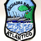 Honduran Navy Patch Esquadra Naval Atlantico Shield Military Insignia Vintage