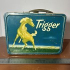 Vintage 1950 s Trigger Metal Lunch Box Product Of The American Thermos Co  Rare