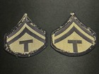 Wwii Us Army Technician 5th Grade Sargent Chevron Rank Pair
