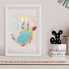 Family Handprint Kit - Diy Craft Keepsake Frame With Clear Boards  Family Mem   