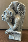 Gargoyle Ceramic Gargoyle Figurine-candle Holder 6 2  Tall