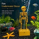 Dancing Skeleton Aquarium Bubble Ornament Fish Tank Aerating Decoration Usa