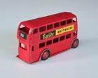 Vintage 1960 s Dinky 291 Leyland Double Decker London Bus  exide Batteries 