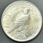1922-d  1 Peace Silver Dollar Choice Au About Uncirculated Better Date Us Coin