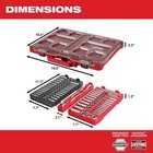New 48-22-9486 1 4    3 8    106pc Ratchet   Socket Set W packout Organizer Us