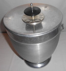 Vintage Ice Bucket Kromex Large Mcm Atomic Spun Aluminum Bullet Nice