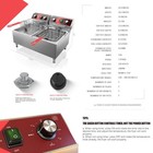 Deep Fryers Stainless Steel Commercial Deep Fryer With Timer Dual Tank Electr   