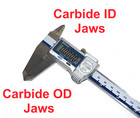 Mitutoyo 8  Digital Caliper With Carbide Od And Id Jaws 500-738-20 Digimatic