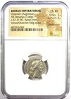 Augustus Ar Denarius Silver Octavian Coin 32-31 Bc - Certified Ngc Choice Xf Ef