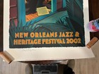 2002 New Orleans Jazz   Heritage Festival Poster Signed   Numbered  37  X 20 