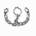 Prisoner Plastic Handcuff Link Neck Wrist Chain Shackle Halloween Costume Props