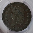 1814 Classic Head Large Cent  Pcgs Vf20
