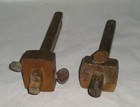 Pair Of Vintage Marking   Mortise Gauges - Double   Single Arm - Wooden Screws